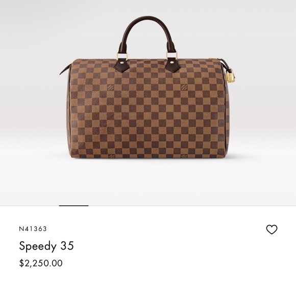 LOUIS VUITTON SPEEDY 35 - Picture 1 of 10